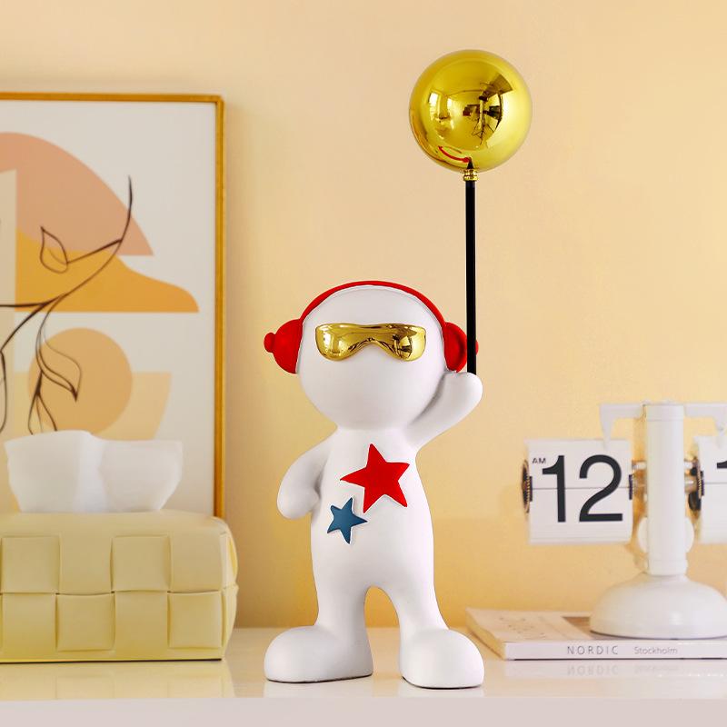 

Украшение пола из мультяшного шара из смолы, украшение гостиной, крыльца, дома, офиса, спальни