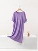 Women's Plus Size Short Sleeve Loose Sleepwear Dress