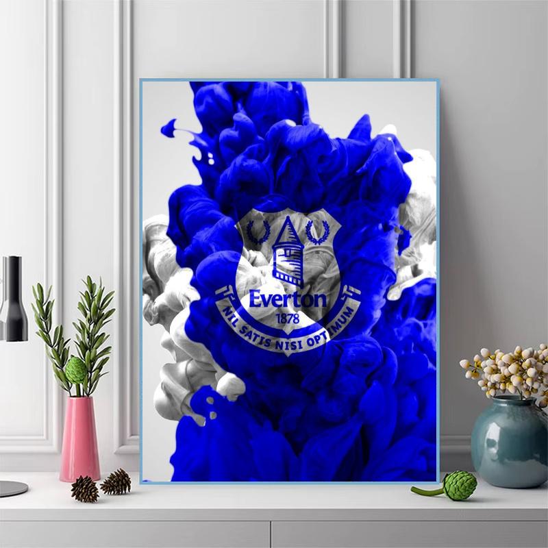 Everton Fc 100% Round Full Drill 5D DIY Diamond Painting Embroidery Cross Stitch Rhinestone Décor