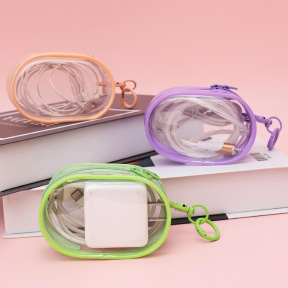 Storage Phone Charger Bag Transparent Digital Storage Bag Data Cable Storage Bag Data Cable