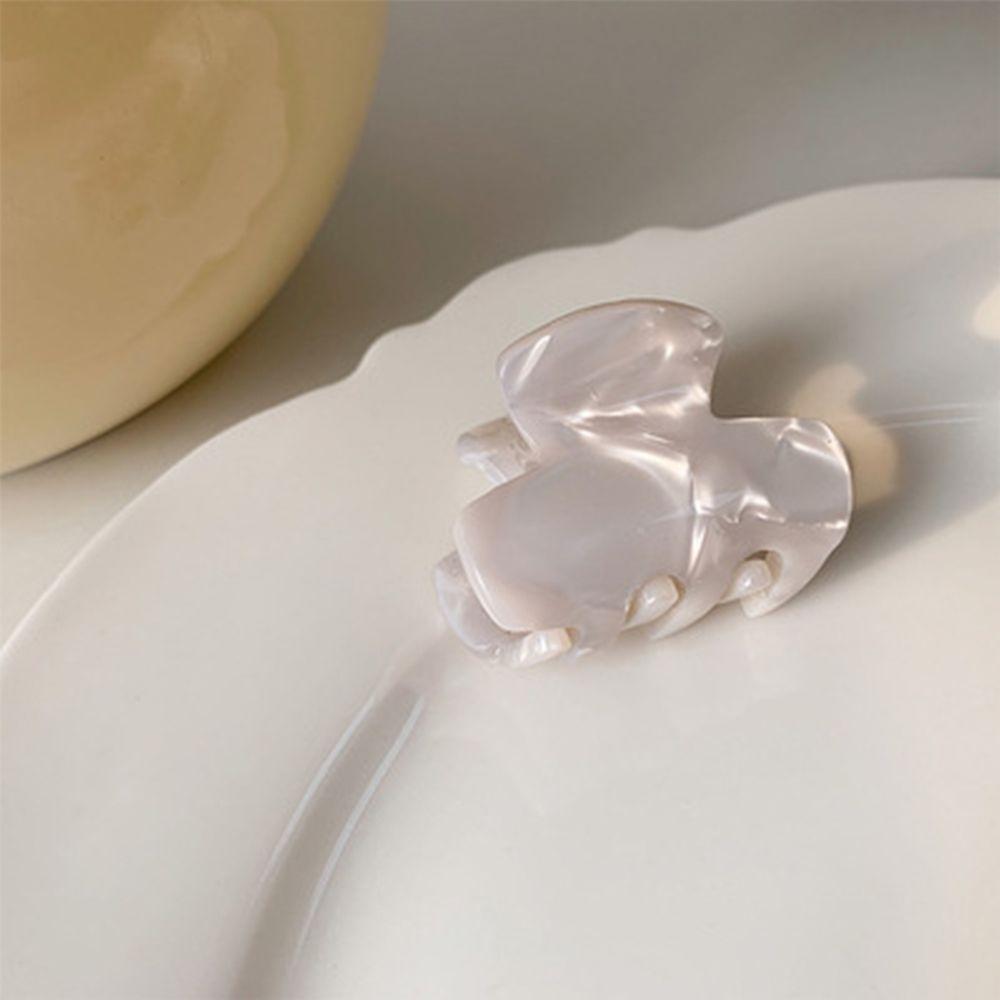 

Hair Claw Mini Size Female Small Grab Clips Korea Acetate Leopard Print Hair Clip Geometric 3