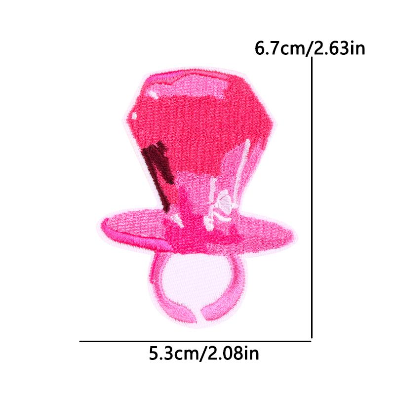 Lips Love Heart Patch Cartoon Embroidery Patch DIY Iron On Patches For Clothing Thermoadhesive Patches On Clothes Sewing Sticker