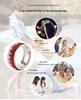 8MM Rhinestone Gradient Student Fashion Stainless Steel Ring