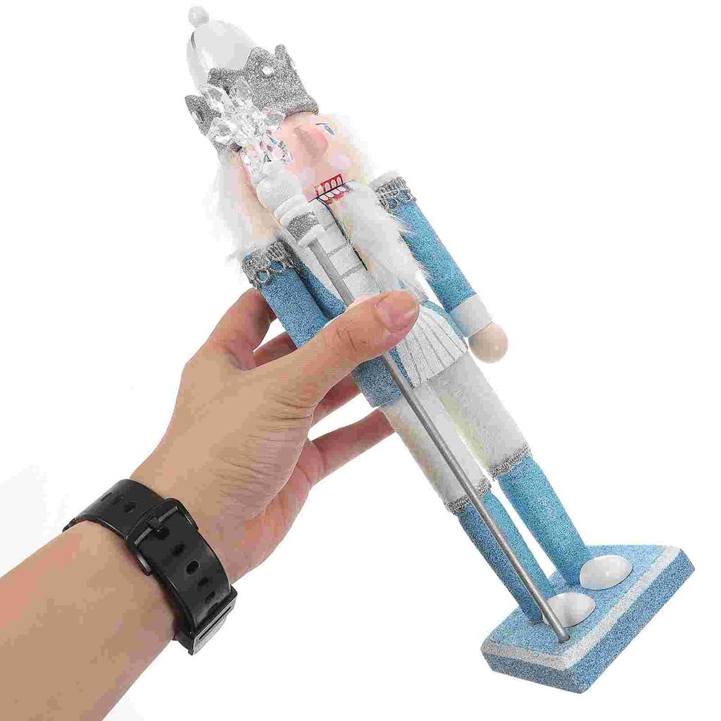 Nutcracker Ornament Tin Christmas Pink Autumn Decoration for Kitchen Sculpture Nutcrackers Tree