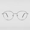 SBKA Ron-C02 Silver-rimmed Round Glasses