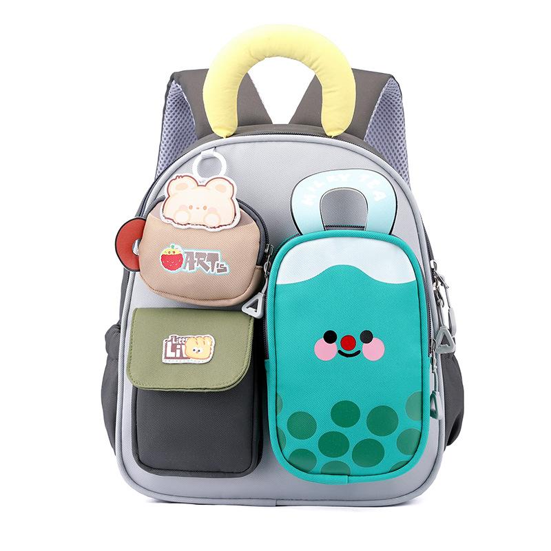 Schoolbag kindergarten school bag children's backpack cartoon animation cute princess style personality cool high value casual backpack