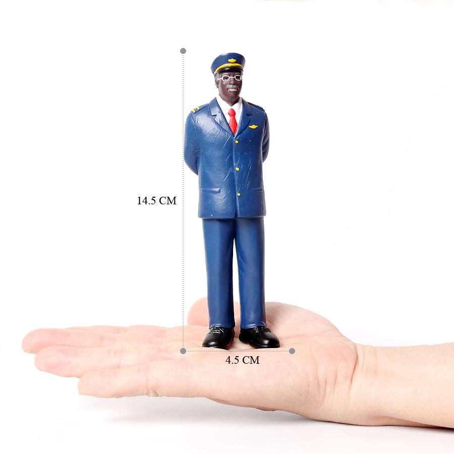 People Miniature Figures Blue collar White collar Firefighter Police Doctor Soldier Fireman Chef Teacher Action Figure Kids toys
