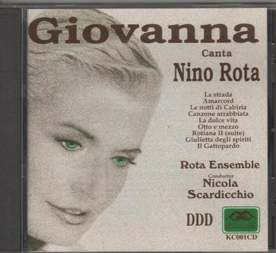 CD GIOVANNA - Giovanna spieva Nino Rota KC001CD Kicco Classic 1997 Taliansko Pop Použité