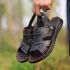 2025 Herren Sandalen mit dicker Sohle für Freizeit und Strand - Sommer Outdoor Schuhe für Mittelalte & Ältere