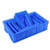 Rectangular Plastic Parts Box with Thickened Walls for Hardware and Tools