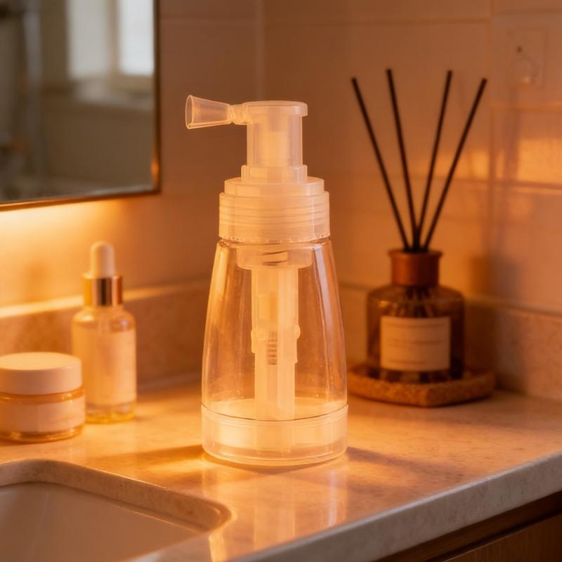 Precisions Mist Powder Sprays Bottle for Uniform Application in Makeup Setting and Personal Care Routines