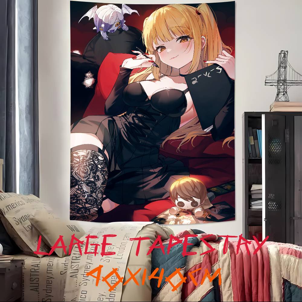 Cool Fashion Pretty Girl Misa Amane Tapestry Decoration Bedroom Dormitory Background Cloth Home Party Living Room Club Tapestry