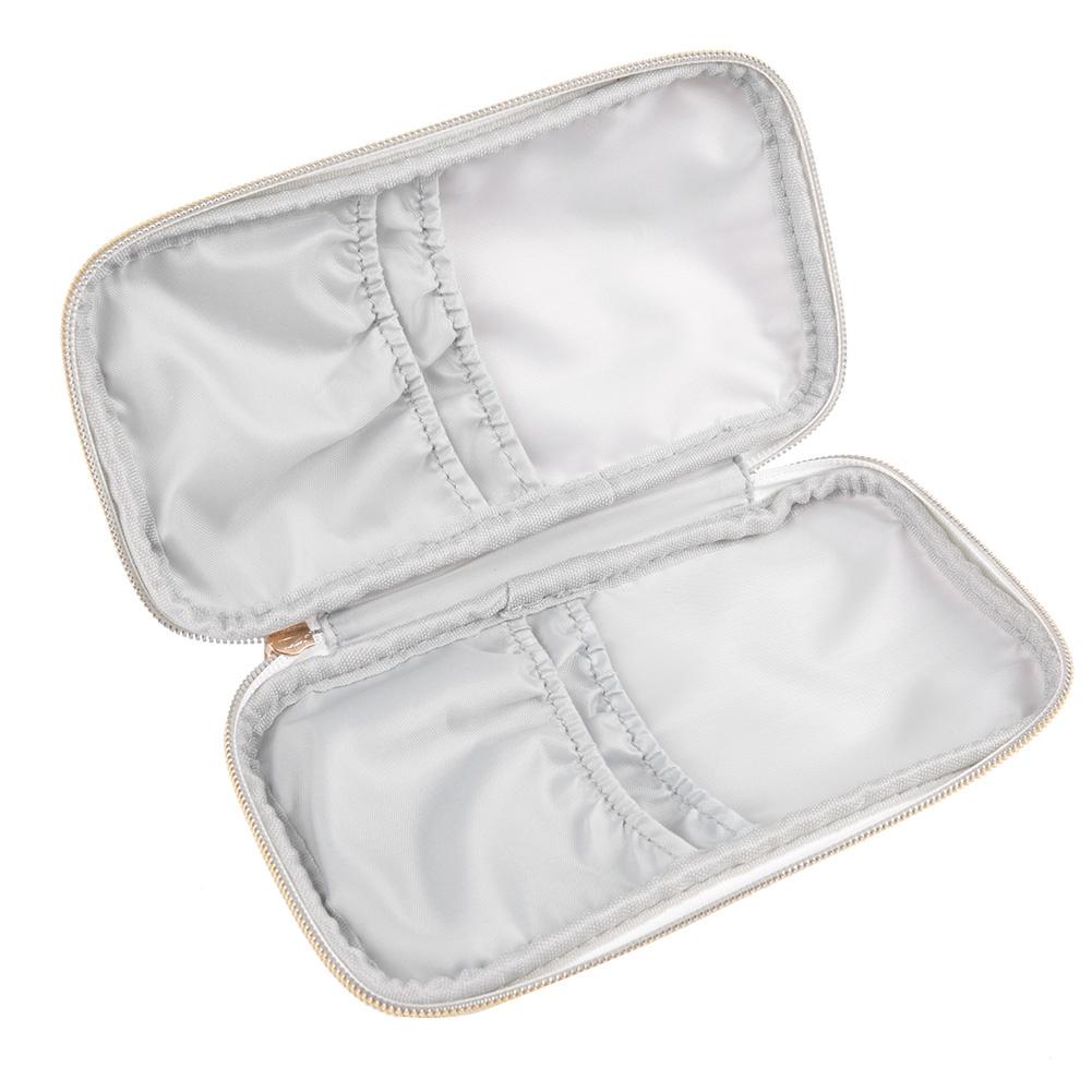 

Fashion Portable Marble Print PU Makeup Brushes Cosmetic Organizer Bag