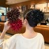 1pc New Simulation Hydrangea Large Acrylic Hair Claw Clip, Women'S Fashion Bohemian Style Hydrangea Flower Bun Hair Clip, Shark Clip