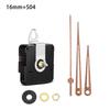 Silent DIY Cross-Border Long Shaft Clock Movement with Walnut Wood Hands - 4 Styles Available