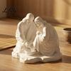 Small Desktop Religious Figurines 3D Printed Foot Washing Figurine Ornament, Statue, Premium Interior Ornaments Spiritual Table Decoration for