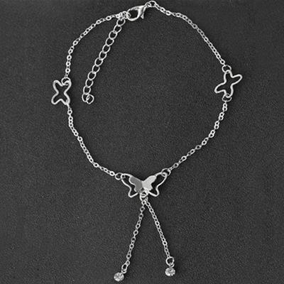 Simplicity Bohemian Hollow Butterfly Anklets For Women Girls  Adjustable Ankle Bracelet Summer Beach Foot Chain Jewelry