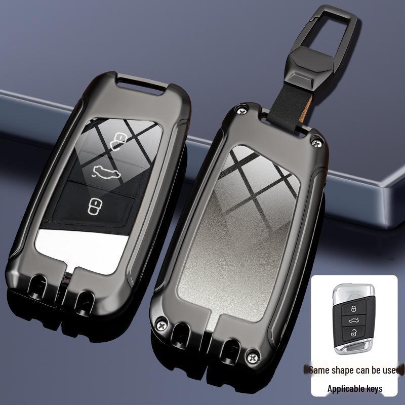 Compatible Key Case for Volkswagen Cars: 24 Sagitar, Bora, Golf 7, Tiguan L, Tayron, Yi, Magotan, and 23 Model CC.
