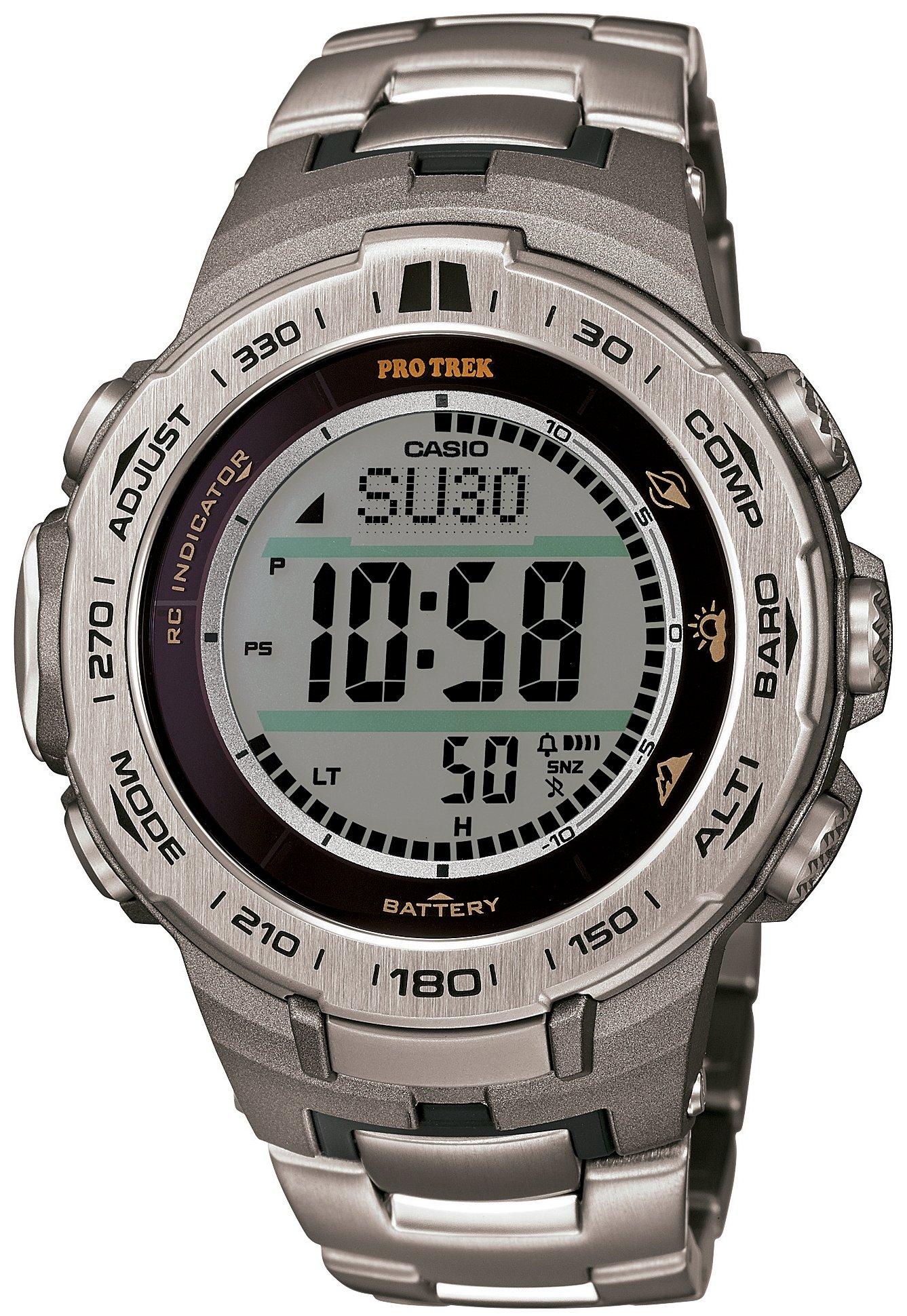 

Casio Pro Trek Solar Watch Radio-Controlled PRW-3100T-7JF Men s