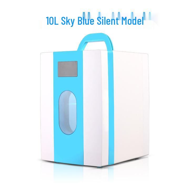 

Somete 10L Mini Fridge: Compact Refrigerator for Dorm, Cosmetics, & Breast Milk Storage Dual-use (12V/220V)