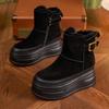2024 New Women's Thick-soled Heightened Snow Boots Winter Selling Plush Warm Women's Casual Slip-on Fashion Boots Walking Boots