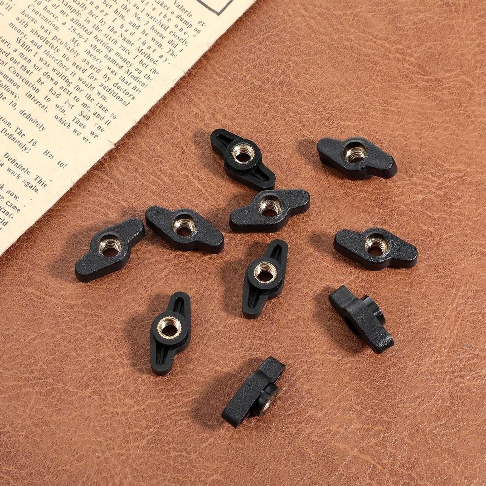 10pcs Easy Grip Hand Screw Nuts Anti-slip Threaded Knobs Practical T Knobs Woodworking Jigs