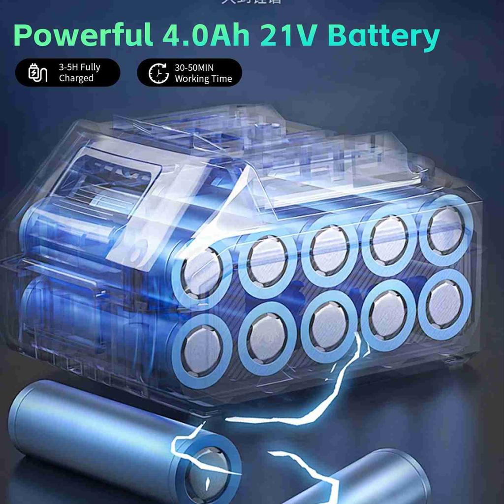 980PSI Cordless Pressure Washer with 21V Batteries, Battery Powered Power Washer, Portable Pressure 