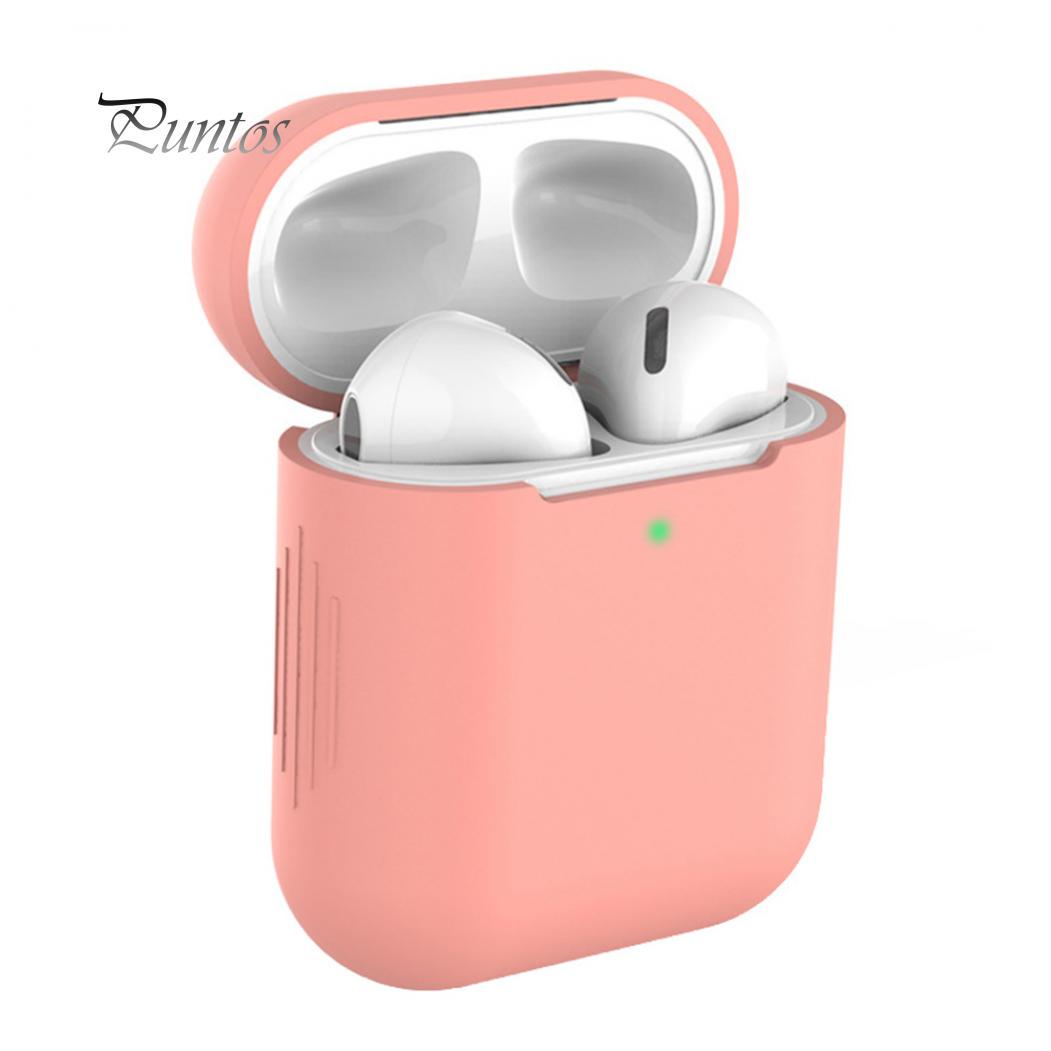 

Карманные силиконовые противоударные беспроводные наушники Doraemons, полный защитный чехол для Airpods 1 2 оранжевый/коралловый