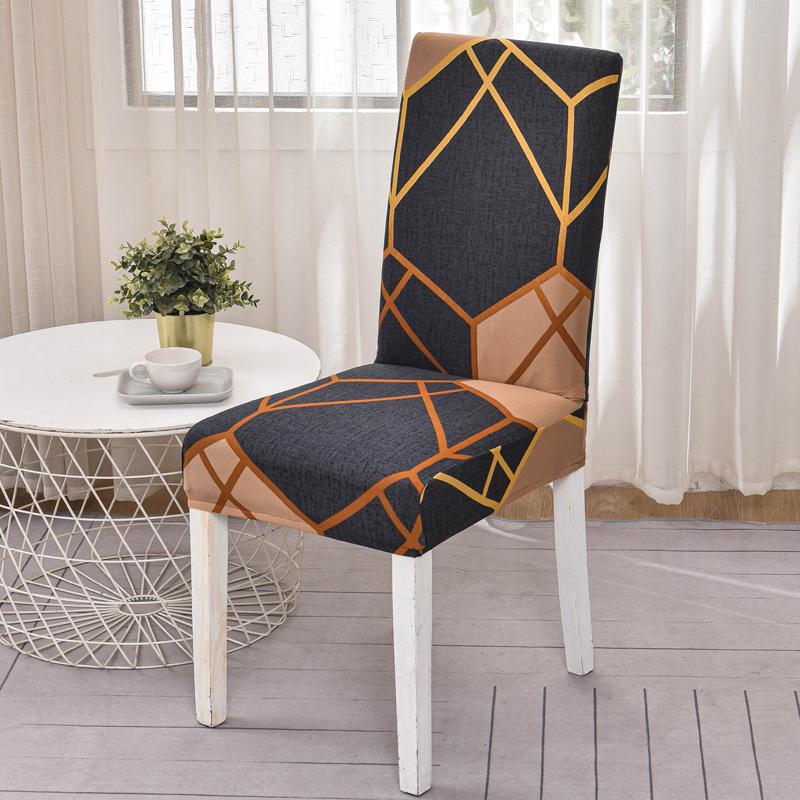 New Colors Chair Covers Floral Modern Slipcover For Dinning Room Wedding Stretch Elastic Furniture Protector