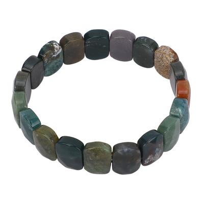 Křišťálový náramek Elastický Přírodní Minimalistický Korálkový Křišťálový Náramek pro Muže Ženy Dárek