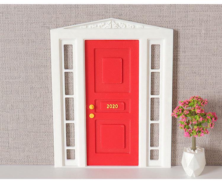 Miniature Handmade Dollhouse Doorway Decor Ornament