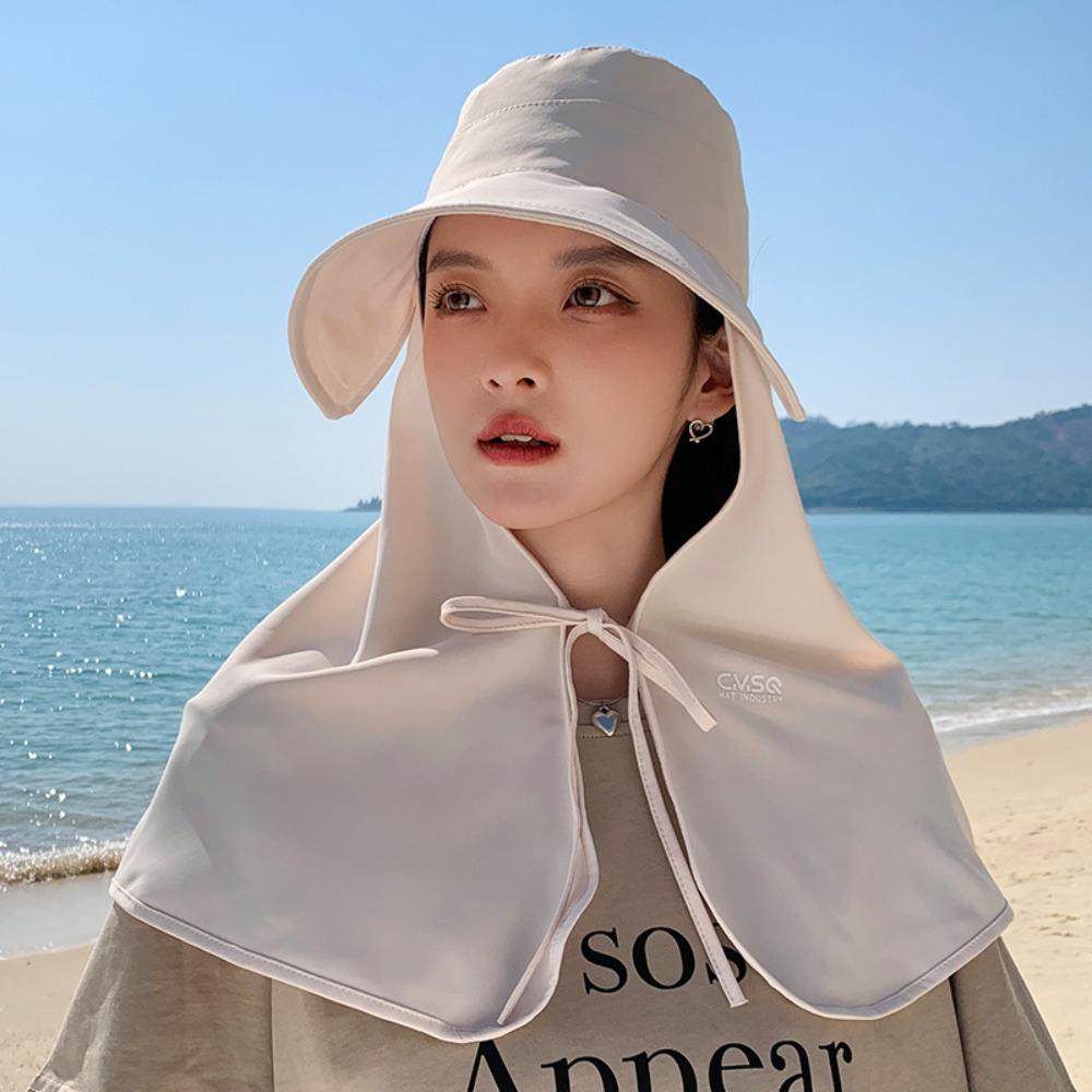 Sunscreen Mountaineering Hat Wide Brim Hiking Bucket Hat Foldable Women Sun Hat  Famale