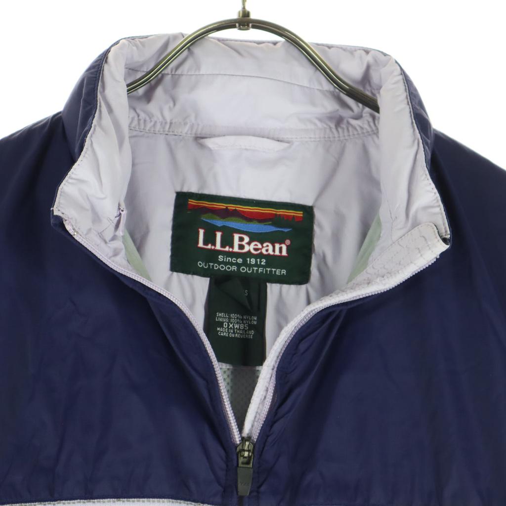L.L.Bean brand logo Long sleeve Nylon jacket M Hoodie included Women Used