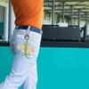 Golf Tee Organizer with Keychain Carrying 6 Tees Transparent Clip Hands Free