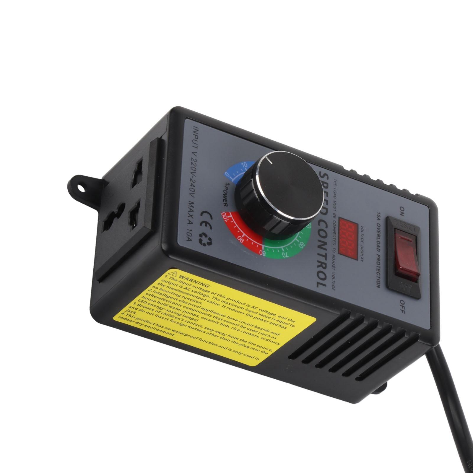 

Контролер швидкості двигуна 0 Регулятор швидкості вентилятора з вихідною змінною та захистом від перевантаження