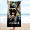 1PC Custom Name Gorilla Sunglasses Cigarette Beach Towel Highly Absorbent And Sand-Resistant Towel for Swimming, Pool, Yoga, And Travel Lightweight