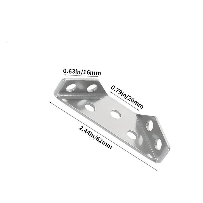 10/16/30pcs universal corner code, multifunctional corner bracket, fastener furniture repair, used for tables, chairs, cabinets