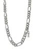Phiten Limited Edition Figaro Titanium Necklace, 40-60cm (50cm) Long, 5.8mm Wide Chain, Men's, Women's, Made In Japan, Sports
