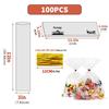 Clear Drawstring Packaging Bag for Cookies, Bread, Candy, and Baked Goods