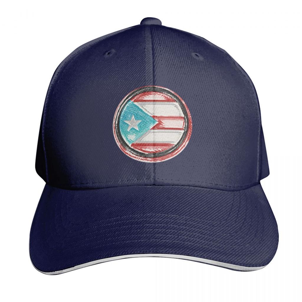 Puerto Rico Flag Baseball Cap Visor Trucker Hat Mountaineering Icon Women Unisexs