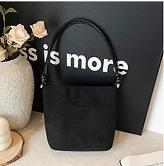 Deerskin Velvet Casual Large Capacity Simple Winter Fashion Casual Solid Color Personalized Trendy Fashion Tote Bag