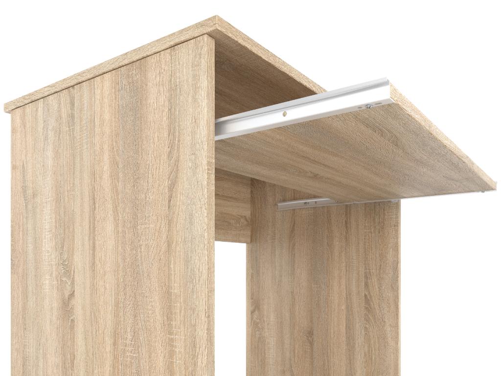 Small Computer Desk Sonoma Oak 68 CM 1 Shelf School Gaming Furniture