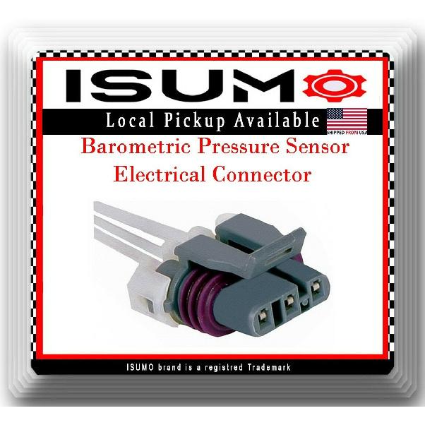 MAP Barometric Pressure Sensor  Connector Fits Chevrolet GMC 2001-2004 V8 6.6L