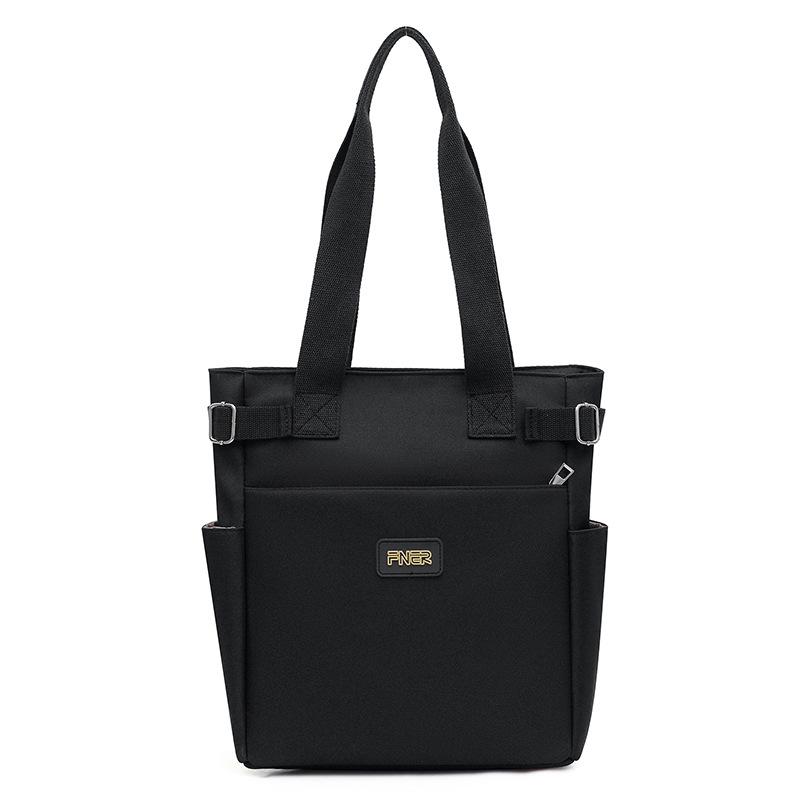 

Женская нейлоновая сумка многокарманная дорожная сумка через плечо большой вместимости многокарманная One Size чёрный