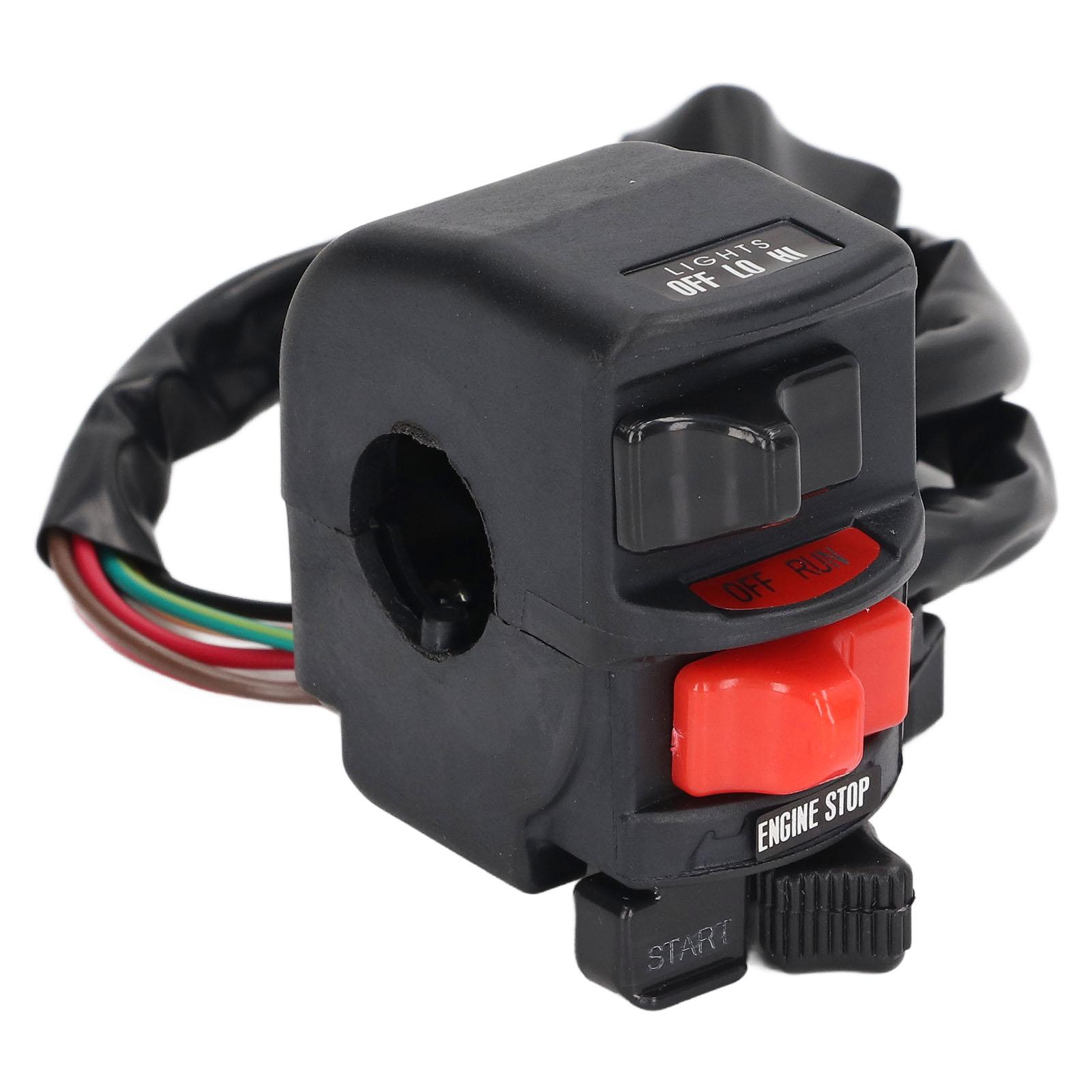 

Headlight Start Kill Switch 46091‑1462 Handlebar Light On Off Control Switch for BAYOU 300 KLF300 2X4 1988‑2004