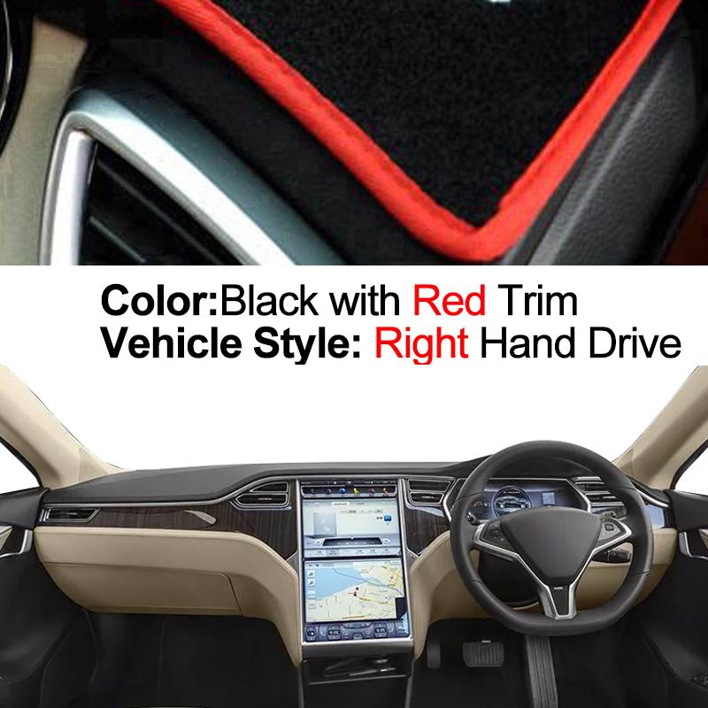 Car Dashboard Cover Dash Mat Carpet Cape For For Tesla S 2012 -2020 2019 2018 2017 2016 2015 Anti-sun Sun Shade Car Styling Auto