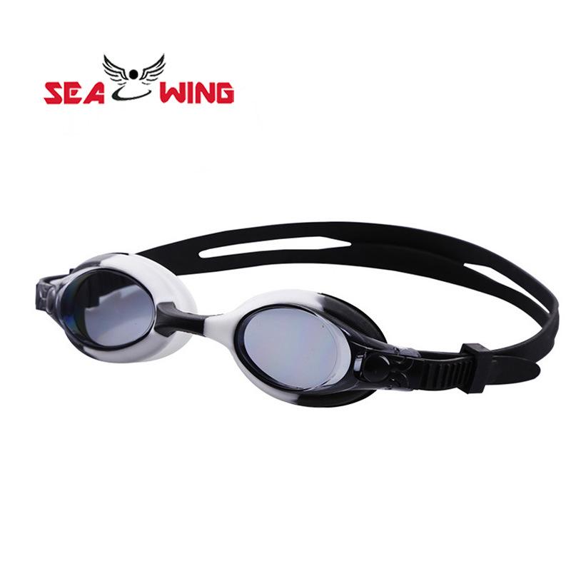 Children's swimming goggles for girls and boys, waterproof, anti-fog, high-definition swimming goggles for teenagers, racing training, myopia