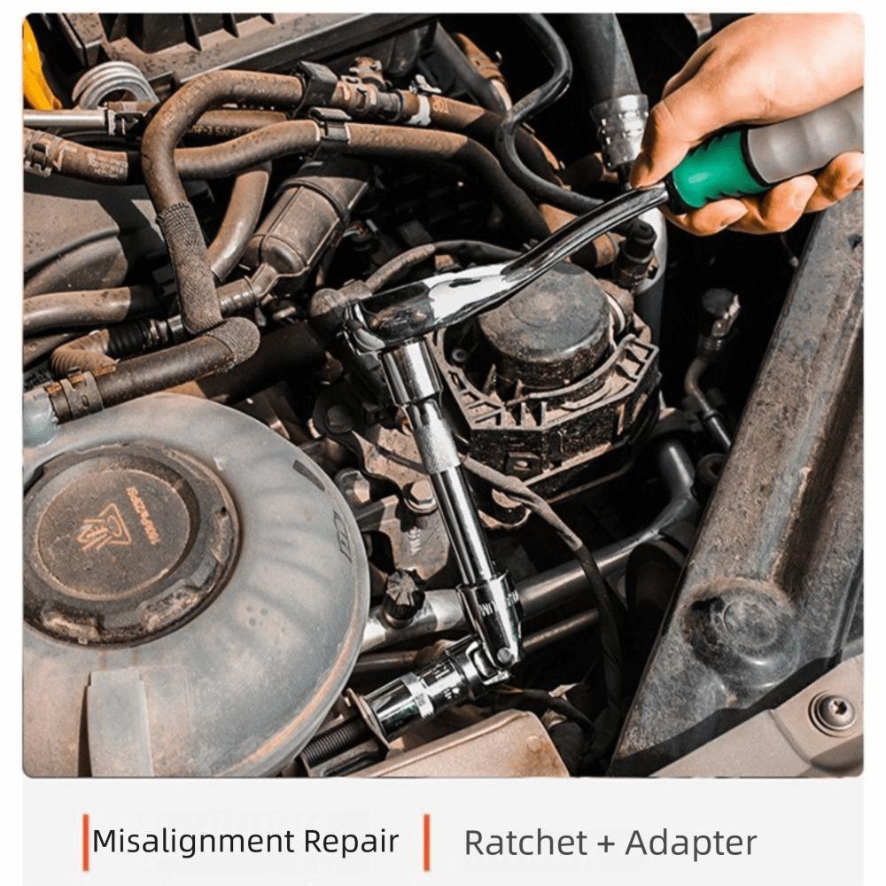 24/72 Tooth Socket Wrench Set Extension Bar Car Repair Tools Auto Repair Tools Auto Repairing