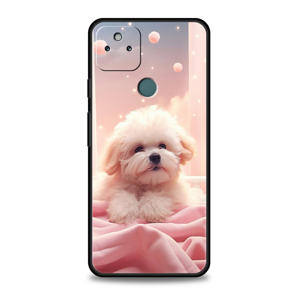 Cute Little Dog Phone Case Cover for Google Pixel 10 9 8 7 6 9A 8A 7A 6A Pro Shockproof Soft TPU 9 Pro XL Shell Capas Fundas Bag