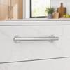 Heavy Cabinet Door Handle Silver Furniture Handle Solid Drawer Handle  Bathroom